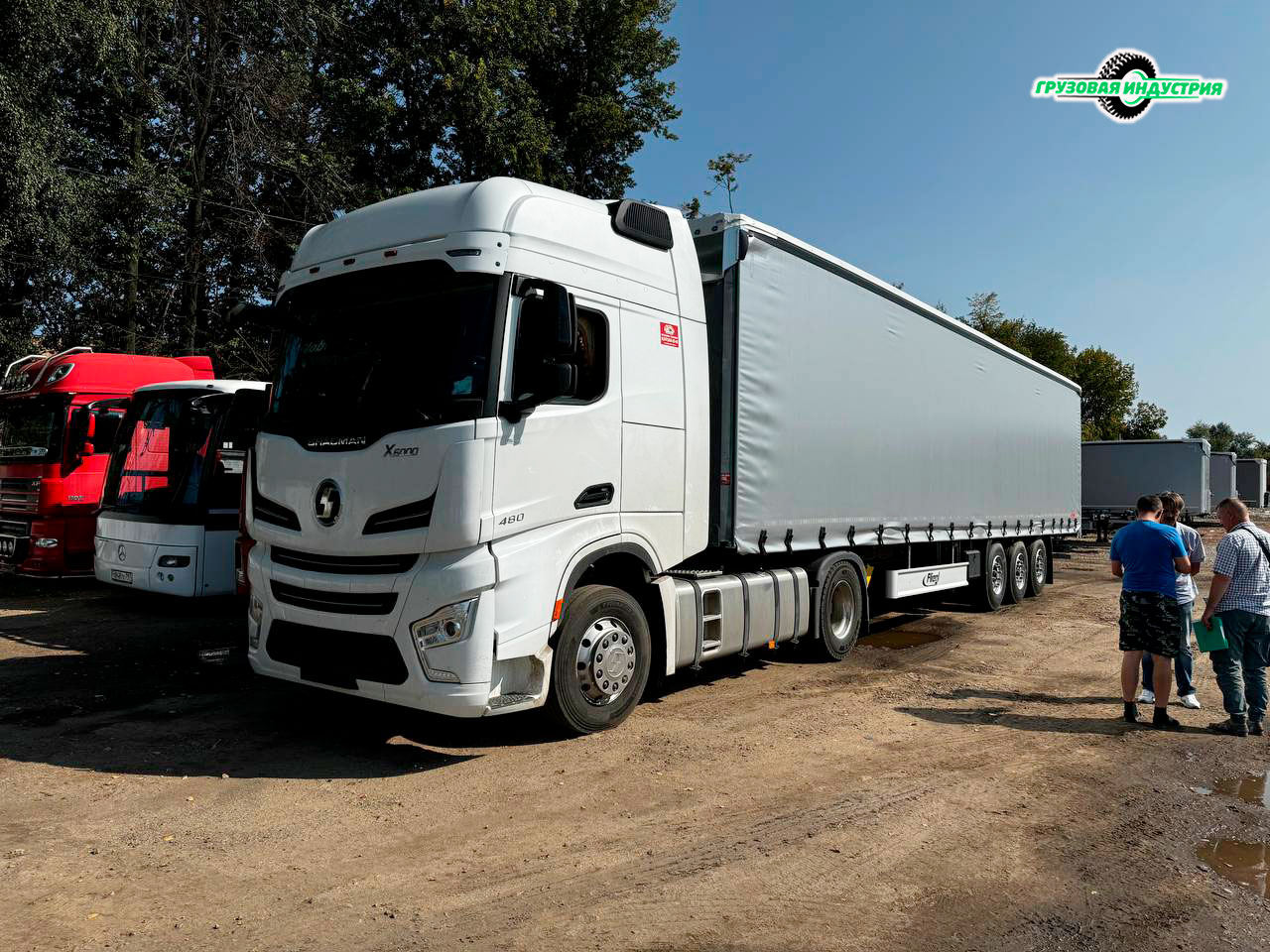 Отгрузка шторного полуприцепа Fliegl SDS 350 в г. Москва Отгрузка шторного полуприцепа Fliegl SDS 350 в г. Москва